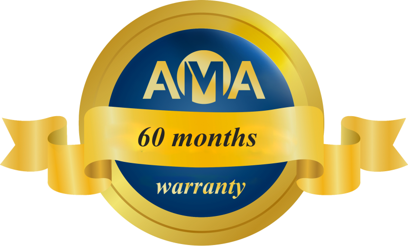 60 months warranty